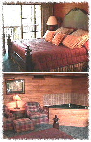 Private Balconies overlooking the Little Pigeon River in Gatlinburg TN